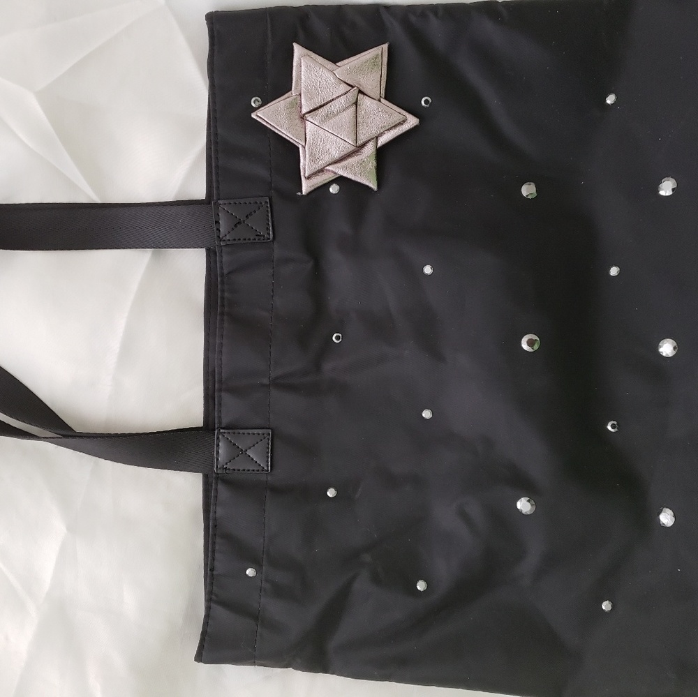 Bath and Body Works Black & Silver Tote
